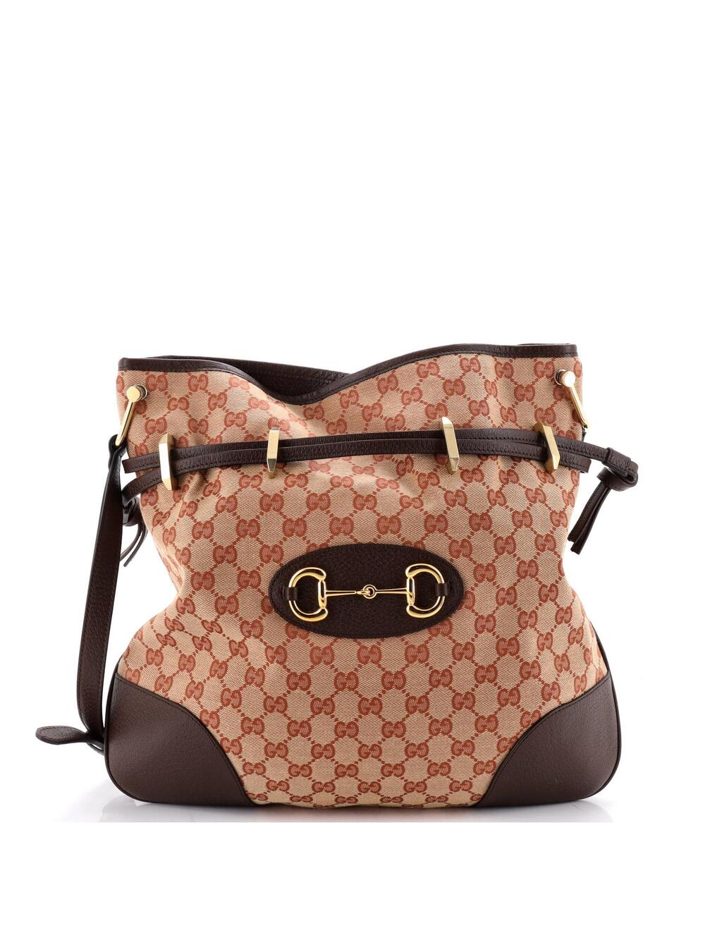 Gucci Horsebit Messenger Bag Gg Canvas #349041G96B